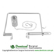 Charnley Retractor Complete Stainless Steel,